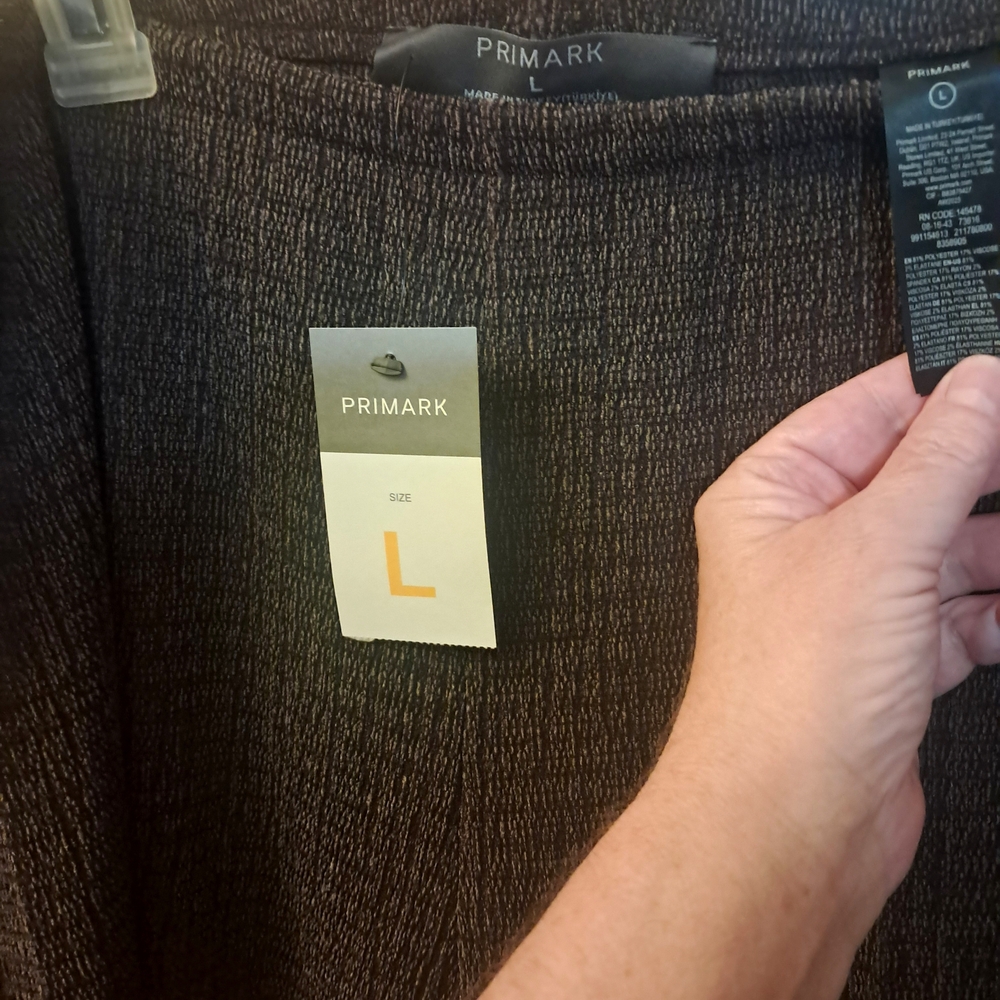 Primark Dark Brown Wide Leg Pants